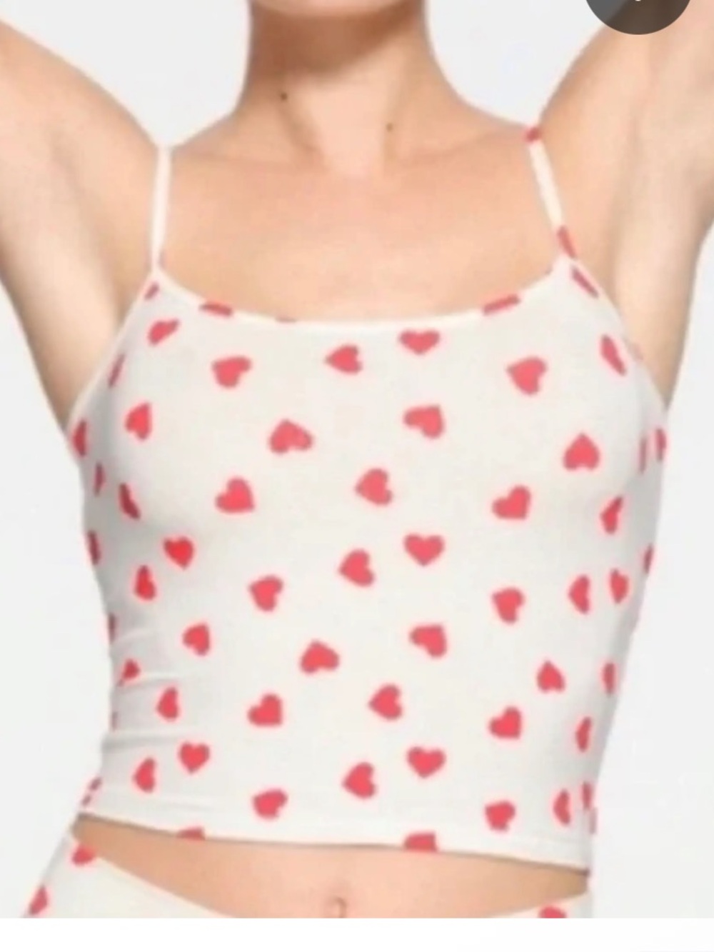 Skims limited edition heart cami